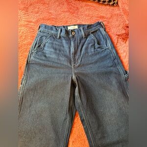 AE77 premium stovepipe carpenter jeans
